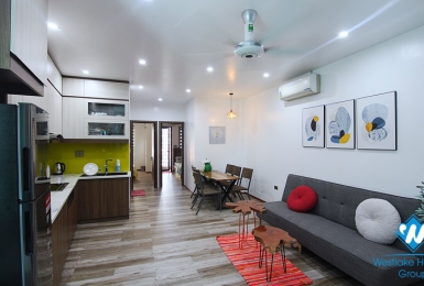 Cozy brand-new two- bedroom apartment located on Trinh Cong Son street, Tay Ho, Hanoi